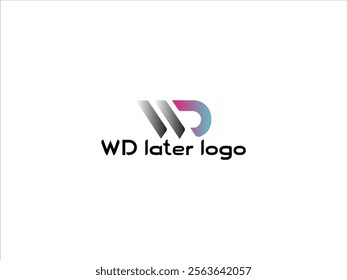 WD Later Logo vector design