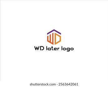 WD Later Logo vector design