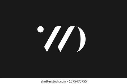 WD Letter Logo Design Template Vector