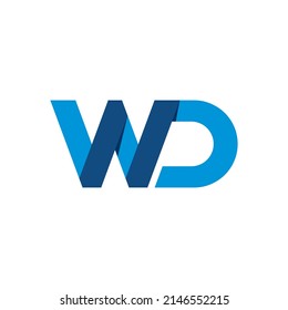 WD Logo can be use for icon, sign, logo and etc