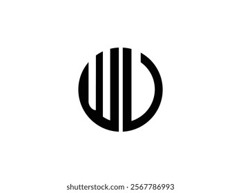 WD Logo Design Vector Art