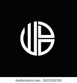 WDO logo WDO icon WDO monogram WDO letter minimalist Circle flat Unique modern abstract logo design.
