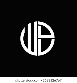 WDV logo WDV icon WDV monogram WDV letter minimalist Circle flat Unique modern abstract logo design.
