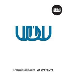 WDW-Logo-Buchstabe Monogramm-Design