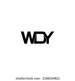 wdy letter original monogram logo design