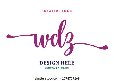 WDZ lettering logo is simple, easy to understand and authoritative