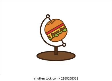 We already know that burgers are one of the most famous foods in foreign countries and we can find them everywhere, that's why I was inspired to make this logo.