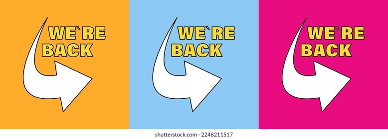 We are back. Business regeneration