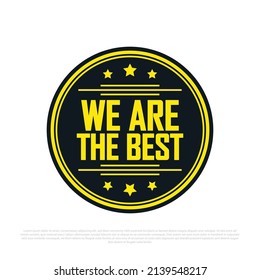 we are the best circular vector design with Gold and Back colors