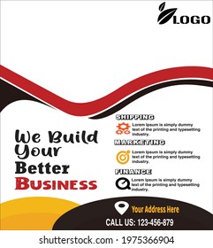 We build your better business Corporate Flyer Template