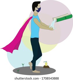 we can be a hero through wash our hand and use a mask. we can save our self and others from the dangers of the virus. wash hand and use a mask is the part of some step to stop corona virus spread