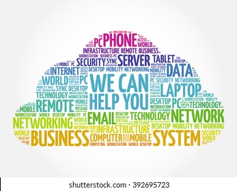 We can help you word cloud concept