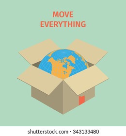 we can move any stuff in any place, vector concept