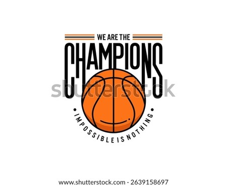 we are the champion graphic design 
