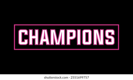 we are the champion impossible is nothing modern and stylish motivational quotes ,illustration for print t shirt, typography, win