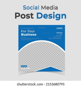 we are creative solution agency corporate-business social media post banner design