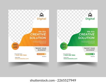 We are creative solution and corporate business flyer square instagram social media post banner
