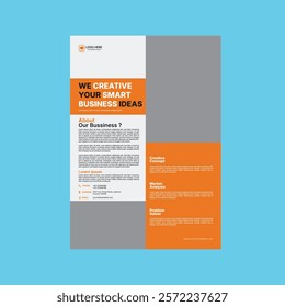 WE CREATIVE YOUR SMART BUSINESS IDEAS CORPORATE FLYER TEMPLATES