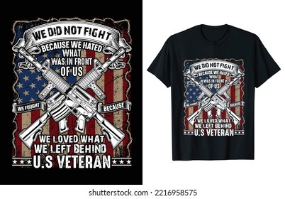 No luchamos contra la tipografía vintage diseño de camisetas de veterano día