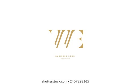 WE, EW,W ,E Abstract Letters Logo Monogram