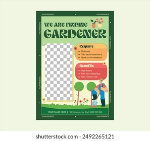 We Are Finding Gardener Flyer