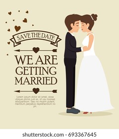 we are getting married card