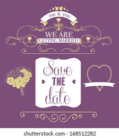 We Are Getting Married Wedding Invitation Card