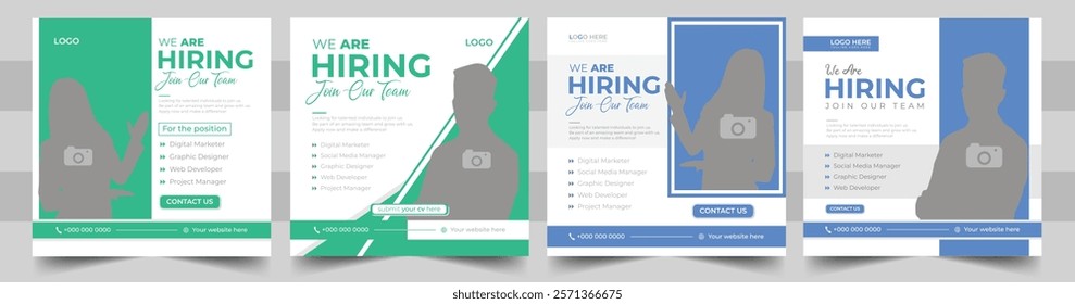 We have a job opening and are looking for sum social media post banner design template. We are looking to hire someone to create a square web banner.