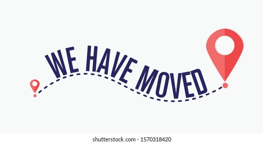 We have moved, changed address navigation