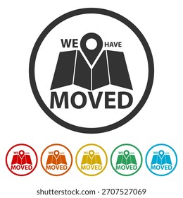 We have moved icon. Set icons in color circle buttons