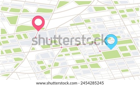 We have moved new office icon location. Address move change location announcement business home map. New pin location. Isometric vector illustration