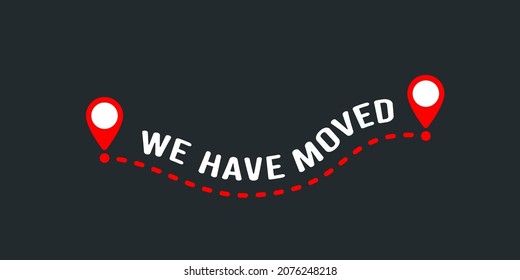 We have moved simple illustration