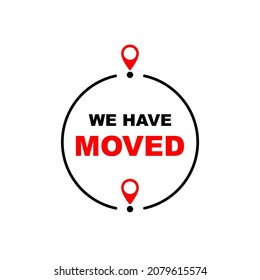 We have moved simple illustration