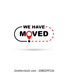 We have moved simple illustration