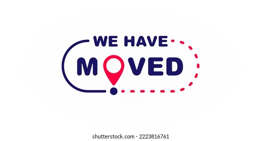 We have moved simple illustration