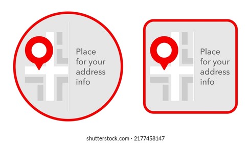We Have Moved - sticker for company office or shop that relocated to different address