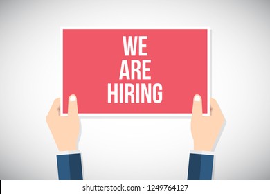 We Are Hiring