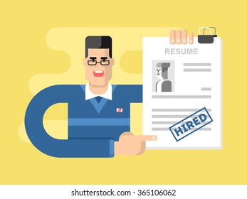 We are hiring. Accepted resume