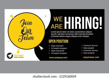 We Are Hiring Ad Design