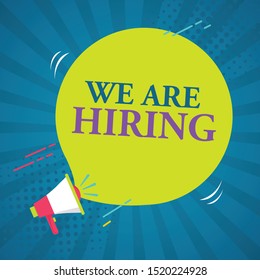 we are hiring background concept