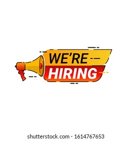 We are hiring badge design concept communication for business recruiting to join our team