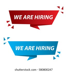We are hiring banner