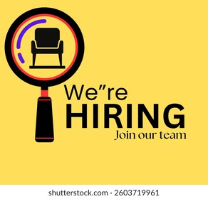 We are hiring banner , poster