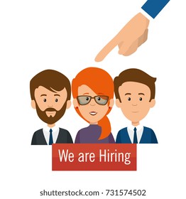 we are hiring business concept 