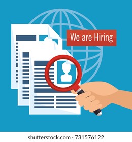 we are hiring business concept 