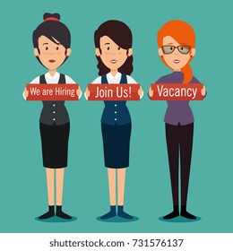 we are hiring business concept 