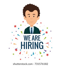 we are hiring business concept 