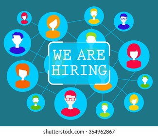 we are hiring concept