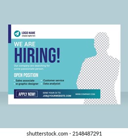 We are hiring concept Flyer Template