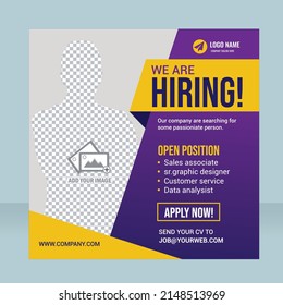 We are hiring concept Flyer Template